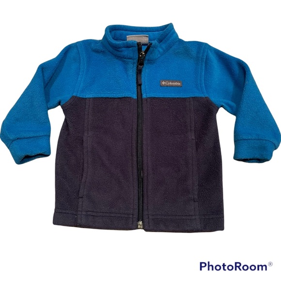 Columbia Jacket fleece size 12-18 months two tone Preowned great condition - Picture 4 of 4